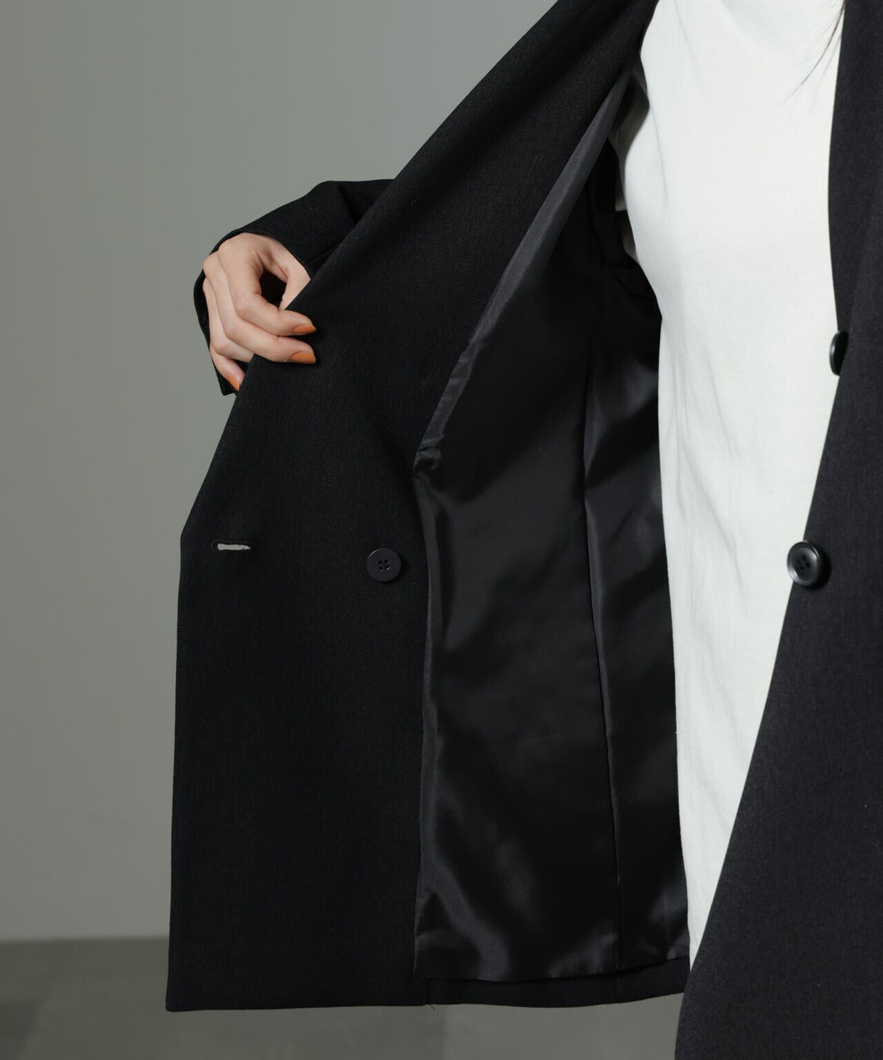 ストレッチサージダブルジャケット（セットアップ可） | NANO universe