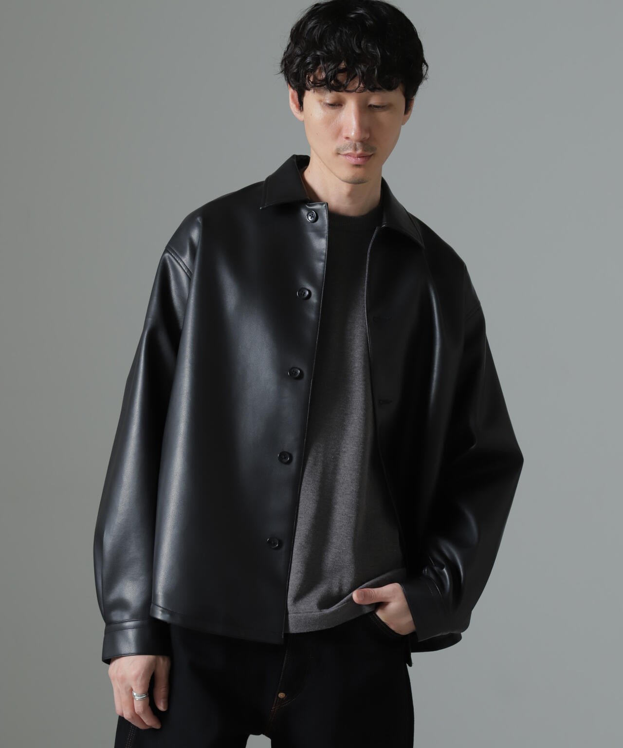 フェイクレザーCPOジャケット | NANO universe（ナノ・ユニバース