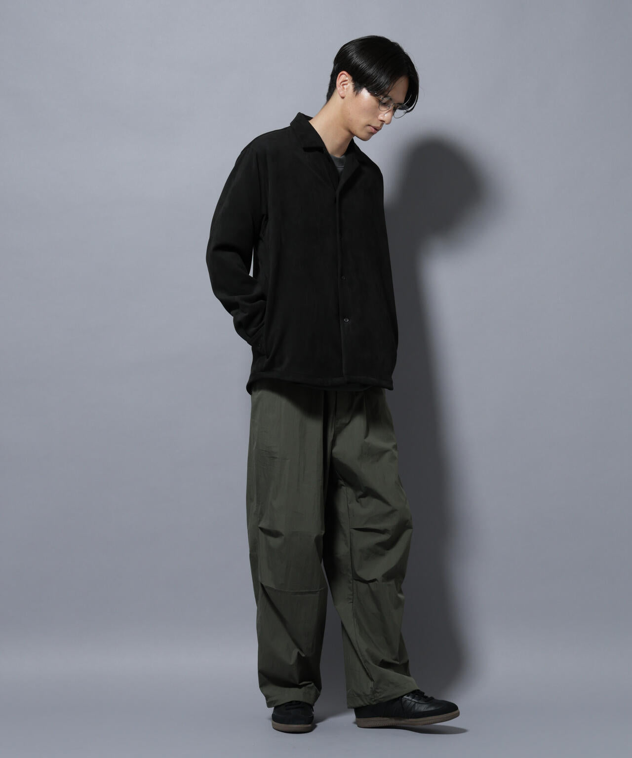 フェイクスエードシャツ 長袖 | NANO universe（ナノ・ユニバース