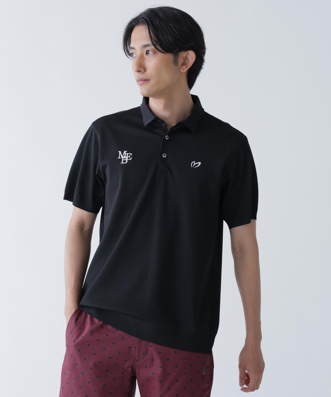 ハニカムリブスタート半袖ポロシャツ | MASTER BUNNY EDITION