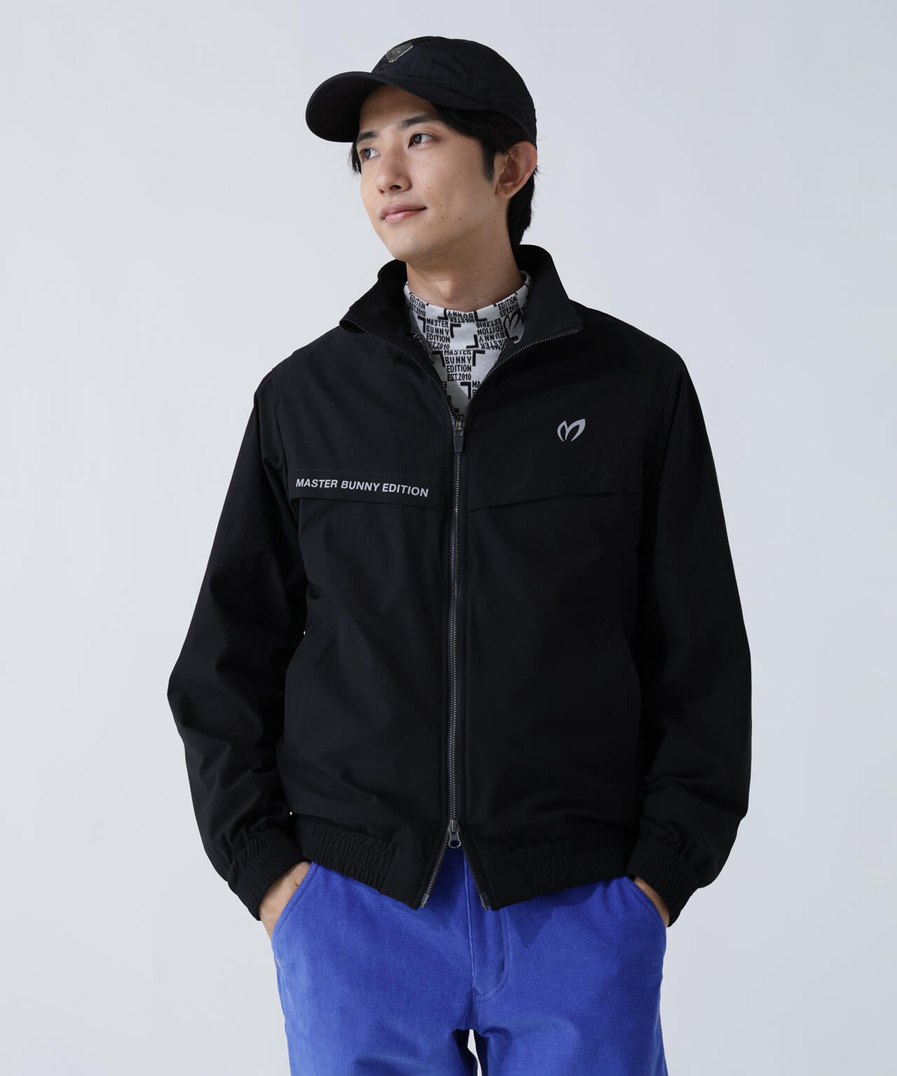 ストレッチリップストップ×高密度ツイル レイヤードブルゾン | MASTER