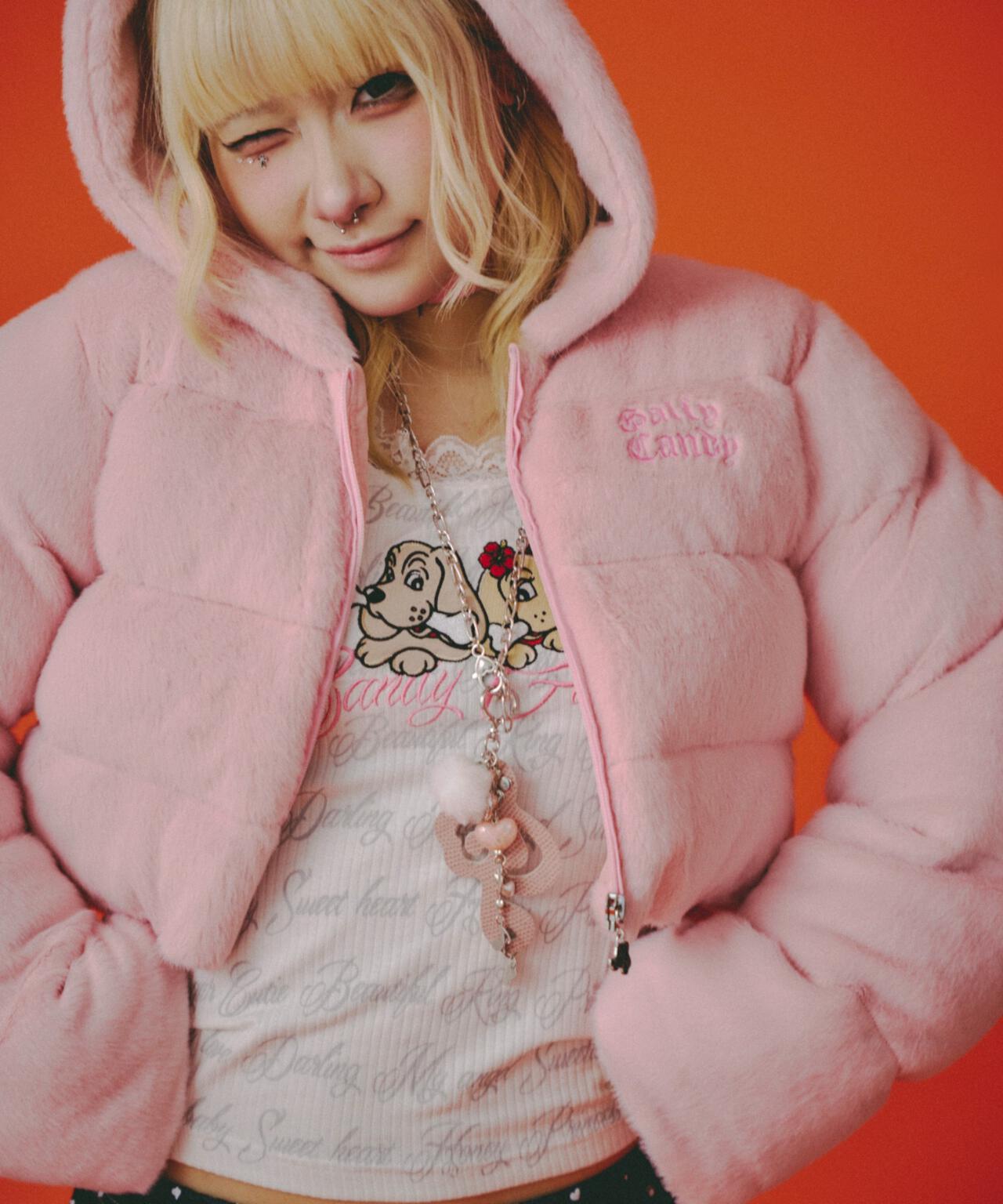 GALFY/ガルフィー/ギャルもこふわブルゾン | L.H.P（エルエイチピー