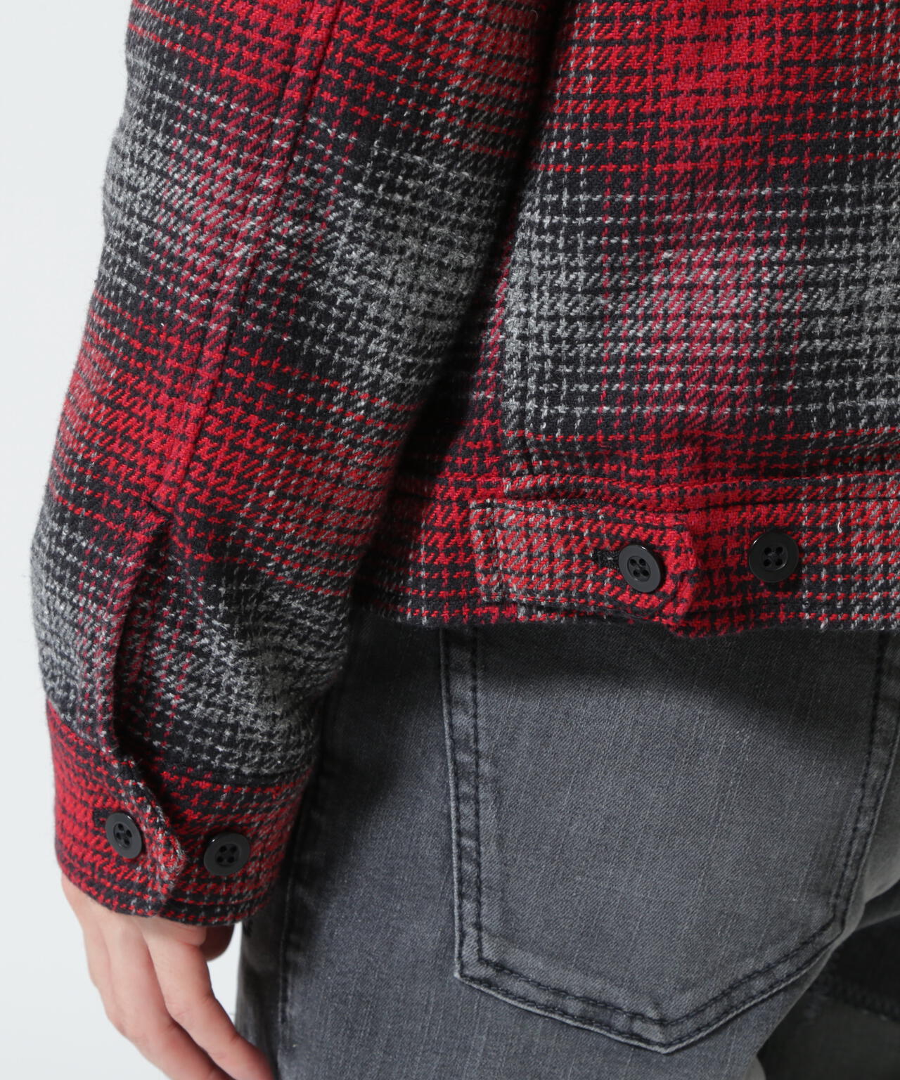 MINEDENIM（マインデニム）Grandrelle V.Check Flannel Over SH | B