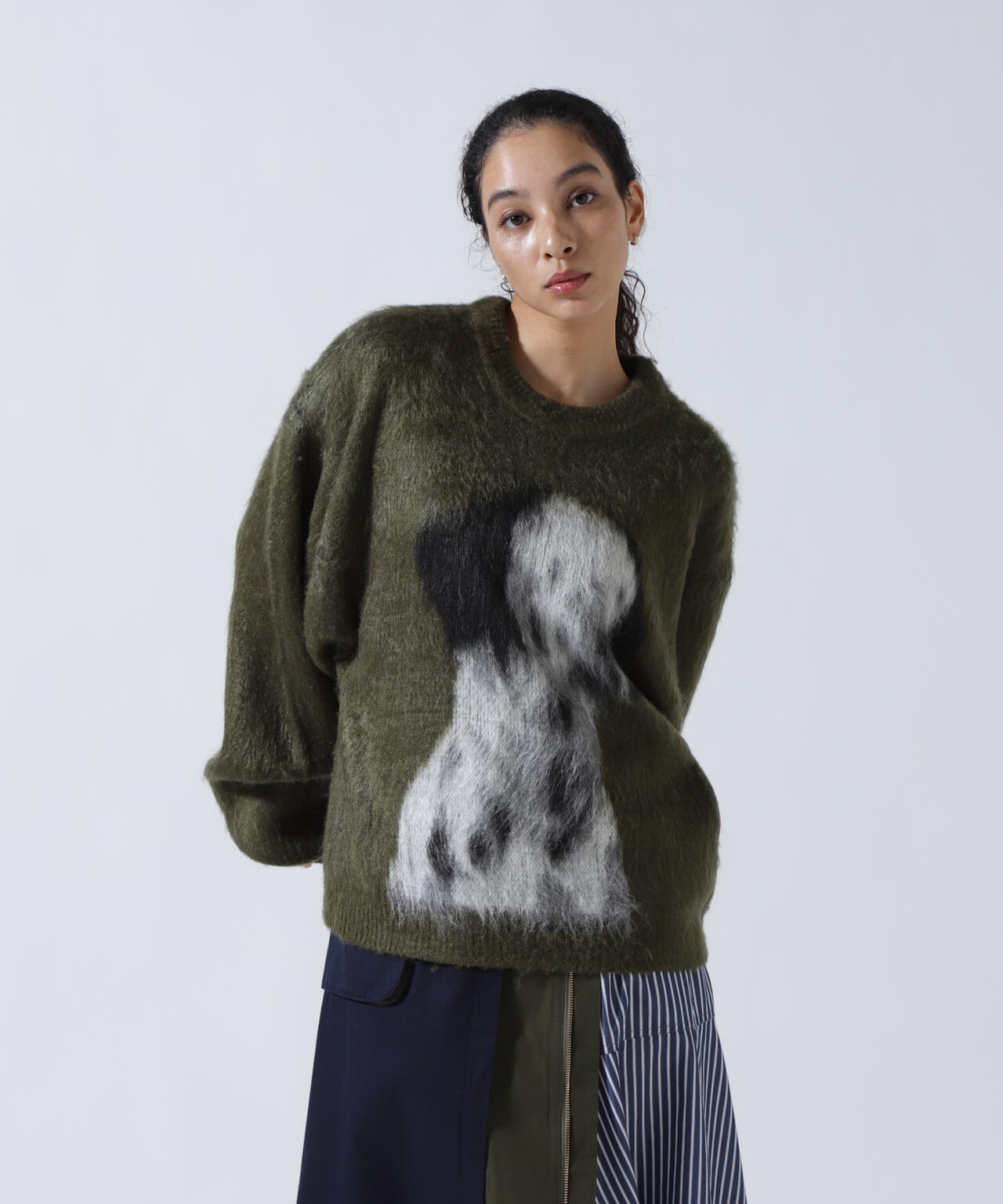 Knuth Marf（クヌースマーフ）dalmatian shaggy knit(unisex) | B'2nd