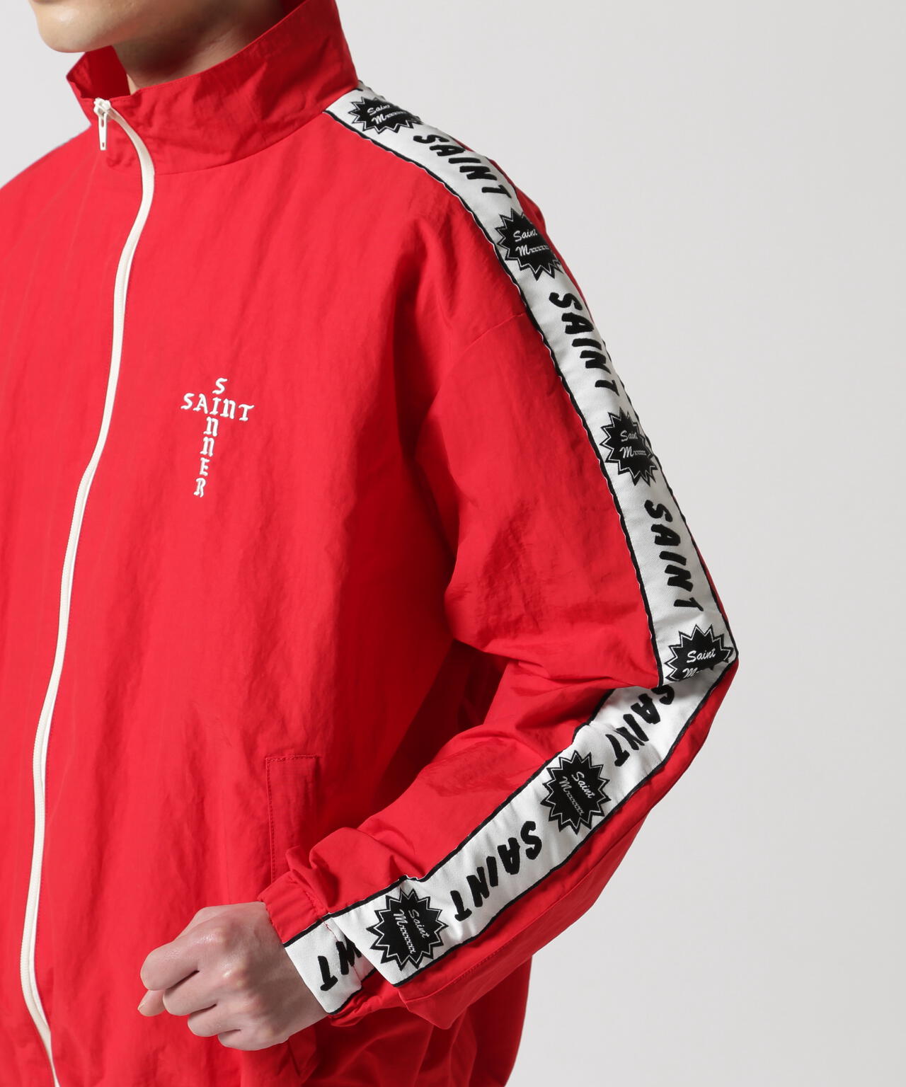SAINT MICHAEL/セント マイケル/TRACK JKT/SIDE TAPE/RED | ROYAL
