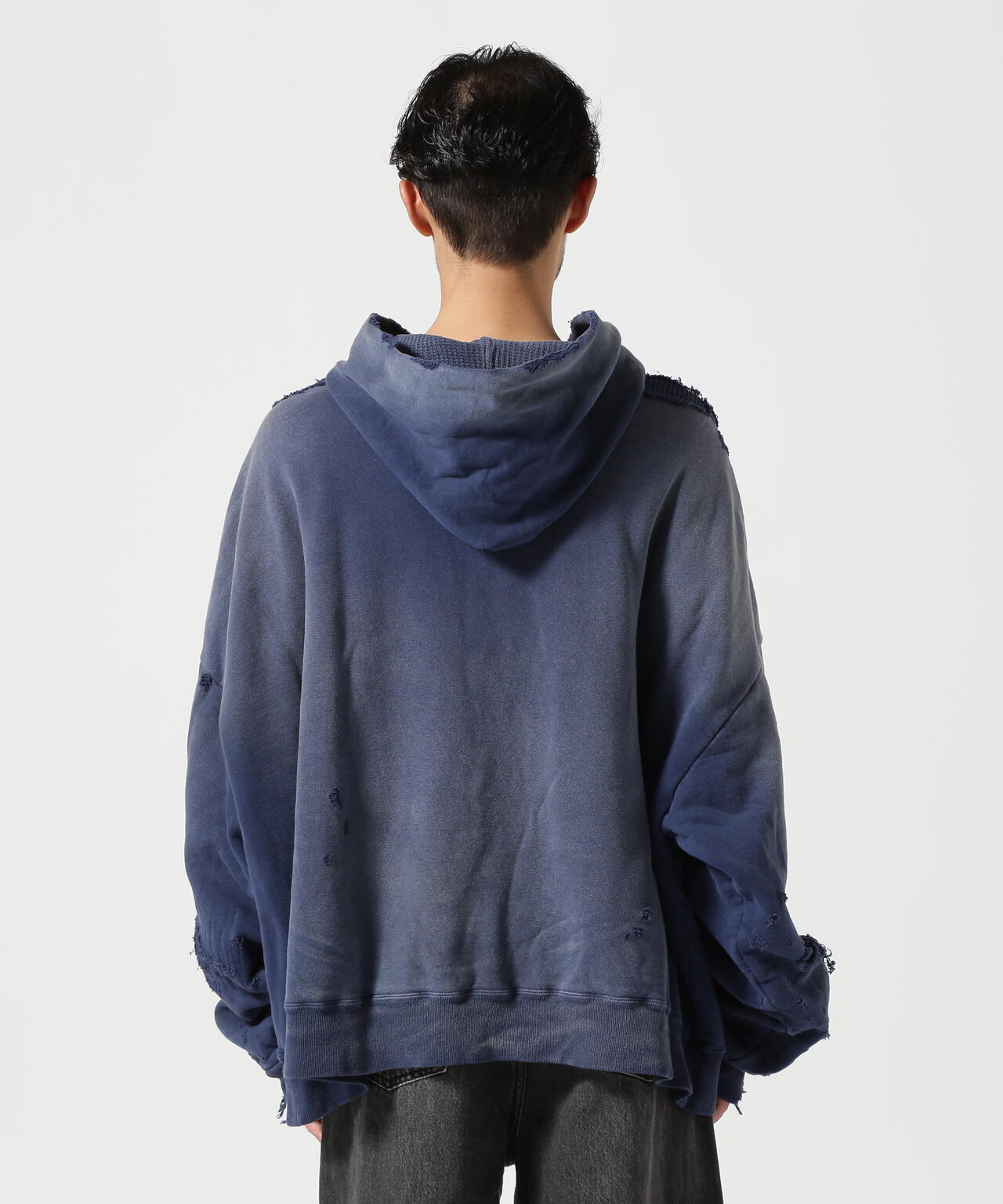 READYMADE/レディーメイド/DOUBLE FACE HOODIE/NAVY | ROYAL FLASH