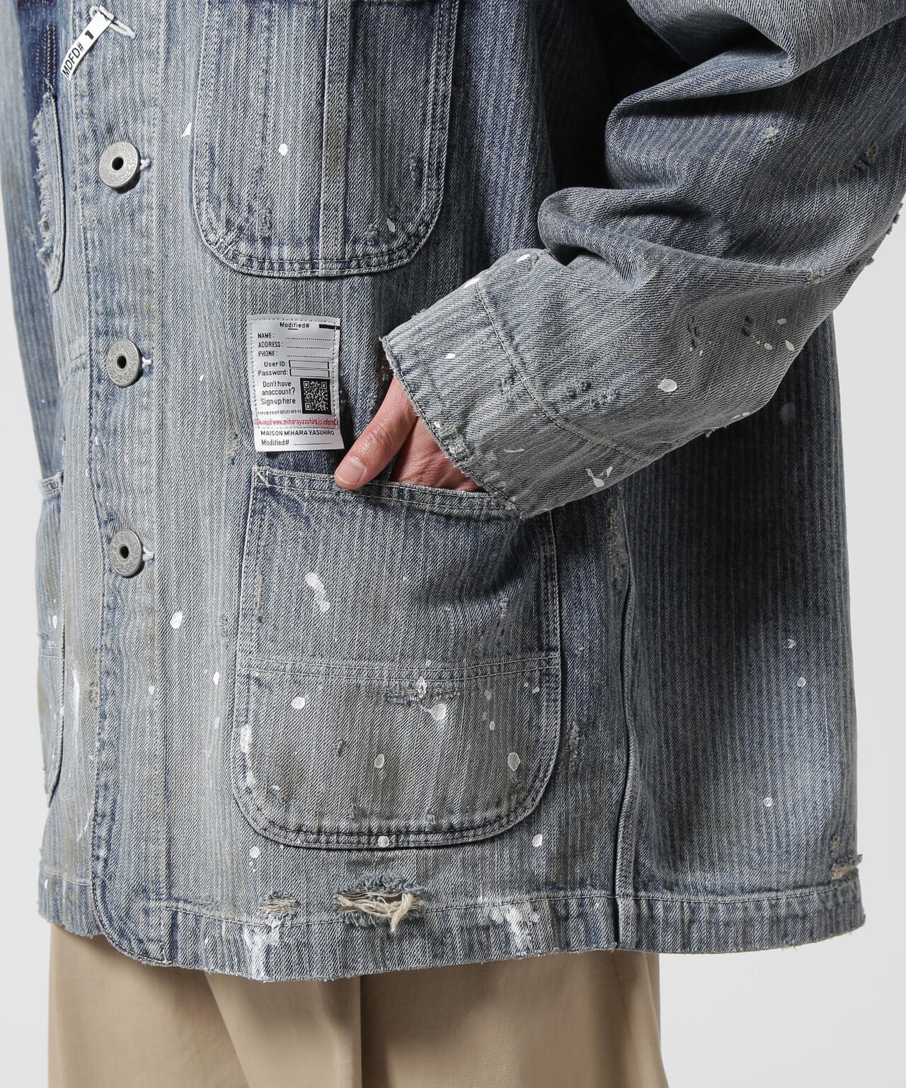 Maison MIHARAYASUHIRO/メゾン ミハラヤスヒロ/AGED CHORE JACKET