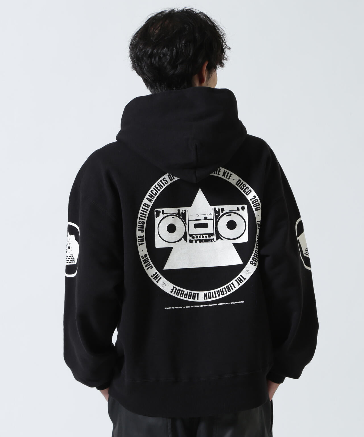 SAINT MICHAEL/セントマイケル/KLF HOODIE/KLF/BLACK | ROYAL FLASH