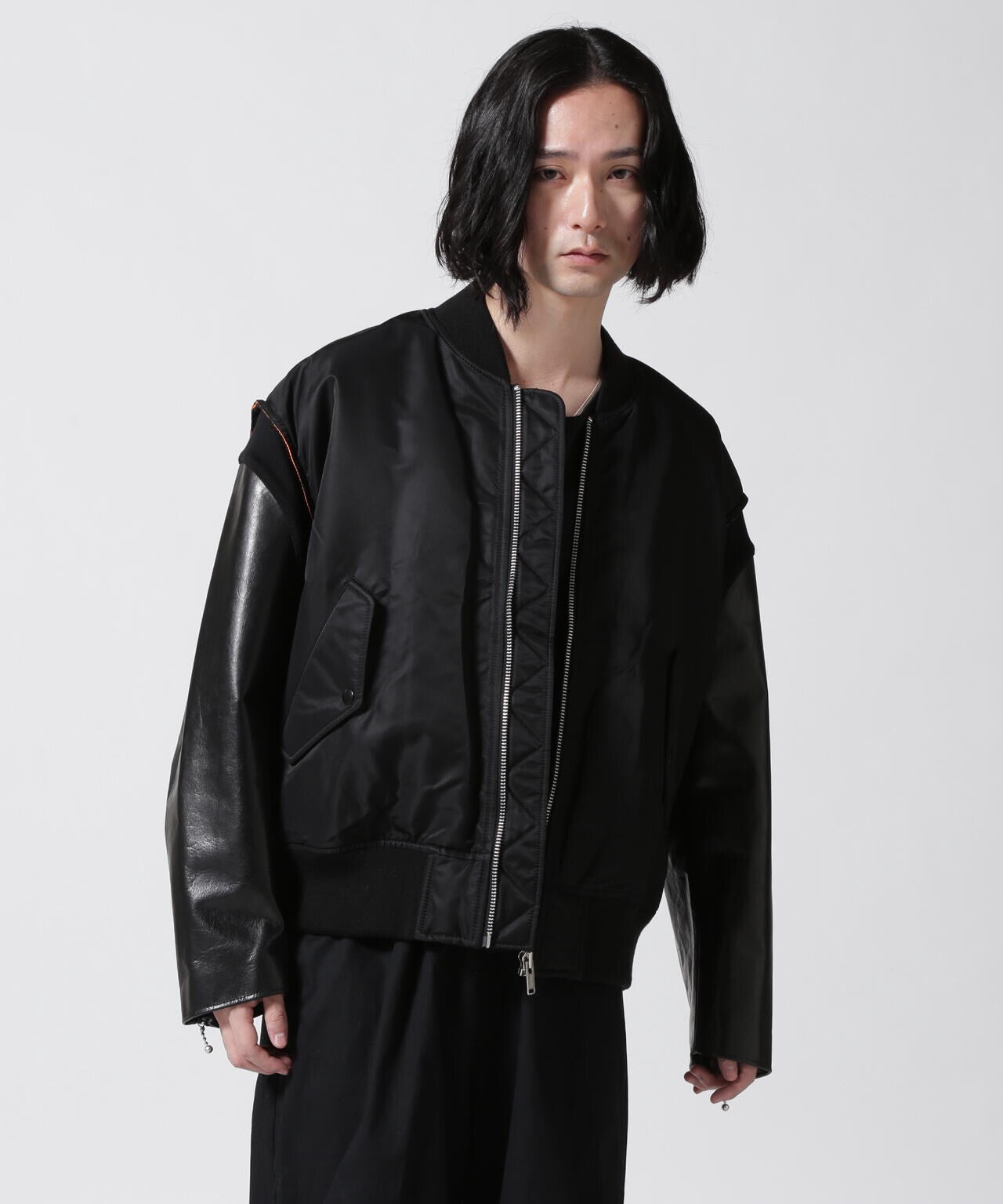 UNDERCOVER/アンダーカバー/袖レザーMA-1/UC2D9205 | ROYAL FLASH