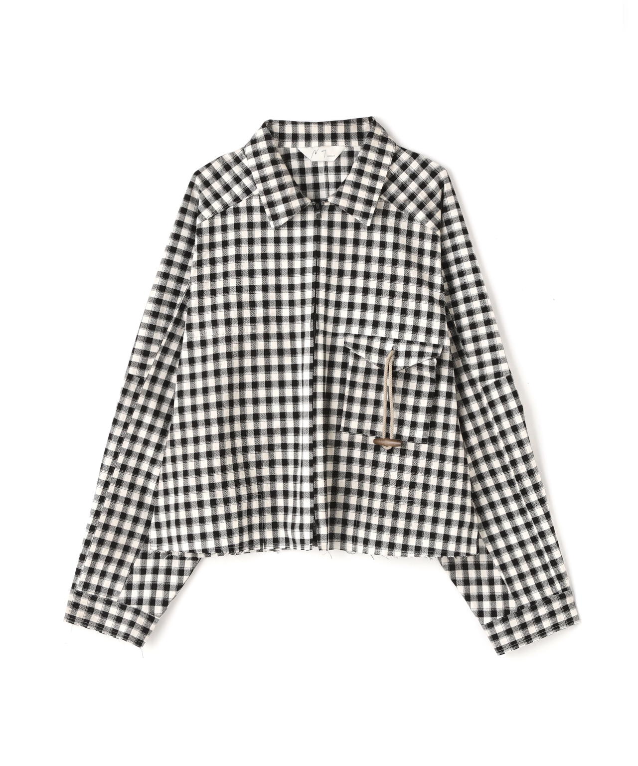ANCELLM/アンセルム/C/R CHECK SHORT ZIPUP SHIRT | GARDEN（ガーデン