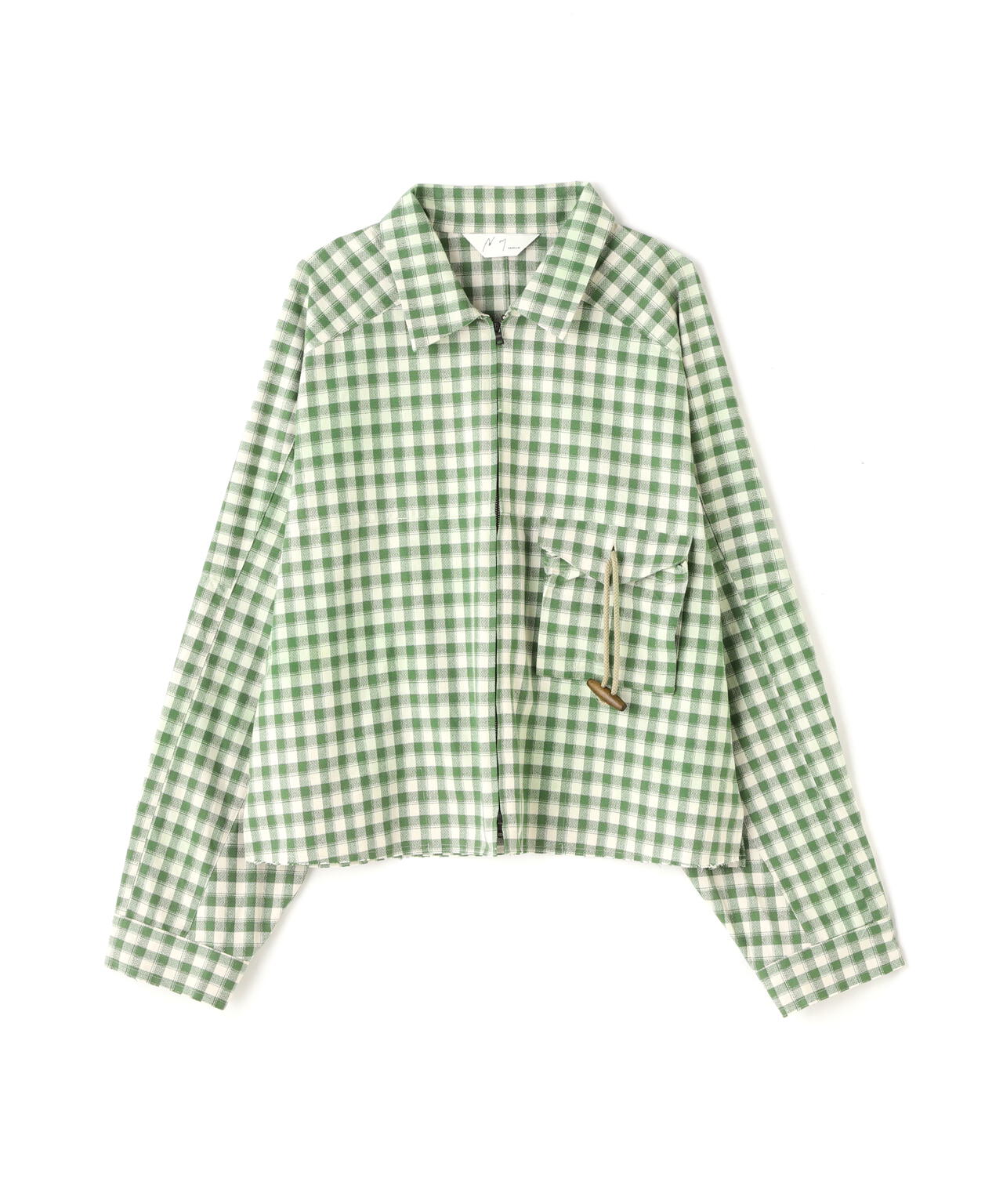 ANCELLM/アンセルム/C/R CHECK SHORT ZIPUP SHIRT | GARDEN（ガーデン