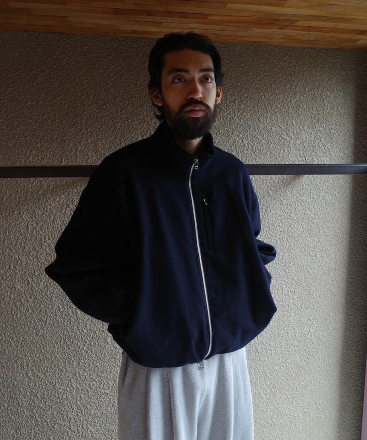 BIBLIOTHERK×GARDEN/ビブリオテーク×ガーデン/DRAPE BLOUSON EX/GARDEN