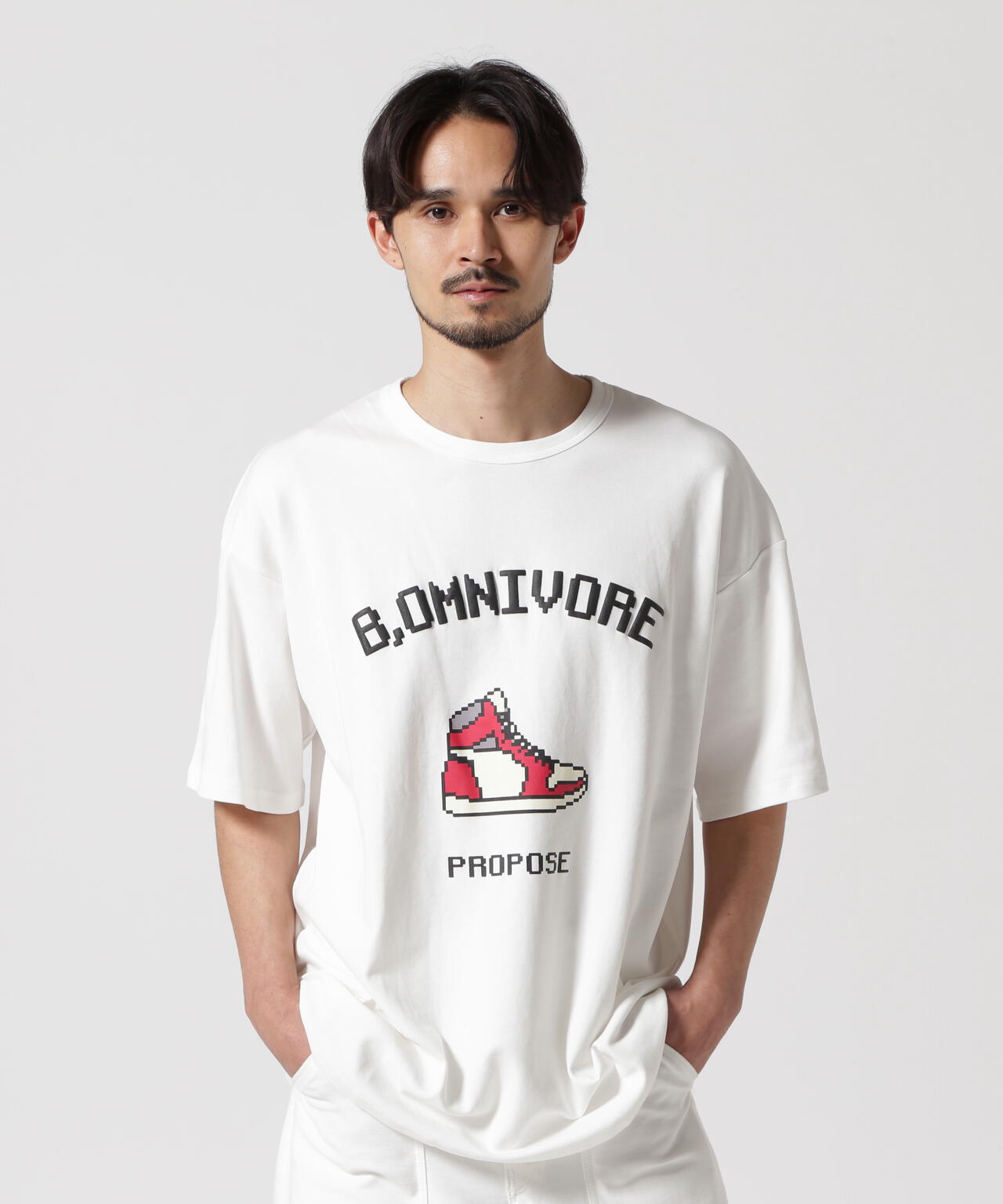 B omnivore/ビーオムニボー SNEAKERS S/S Tee | BEAVER（ビーバー