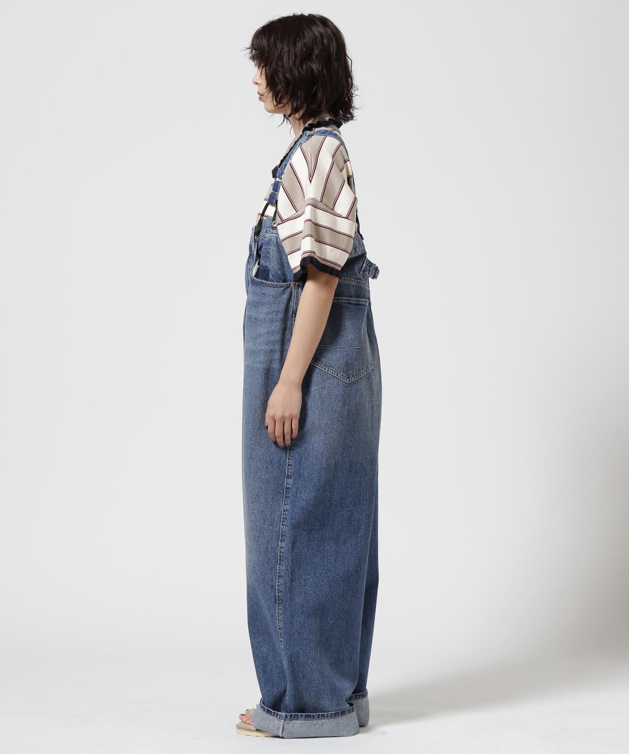 RHODOLIRION/ロドリリオン 5Pockets Suspender Pant-Denim | BEAVER