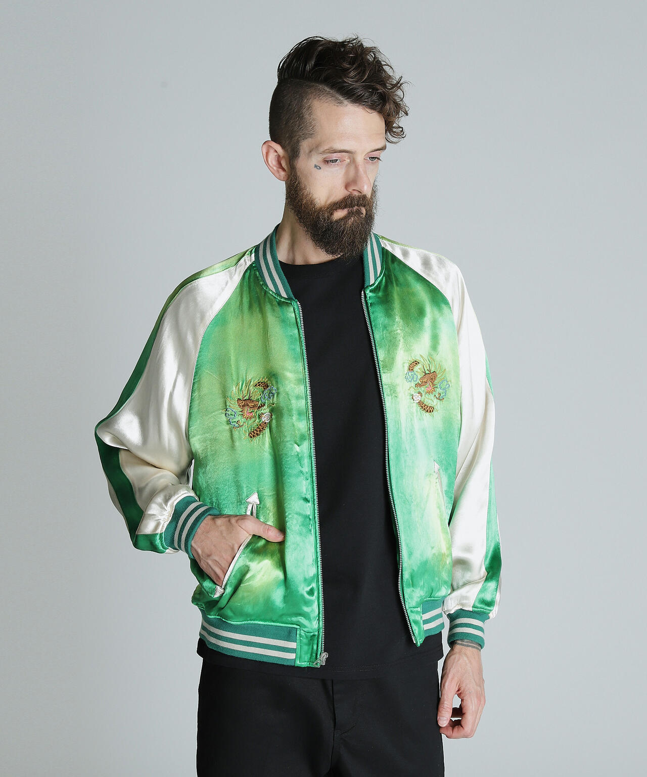 RAYON SUKA ASING JACKET/レーヨン エイジング スカジャン | Schott