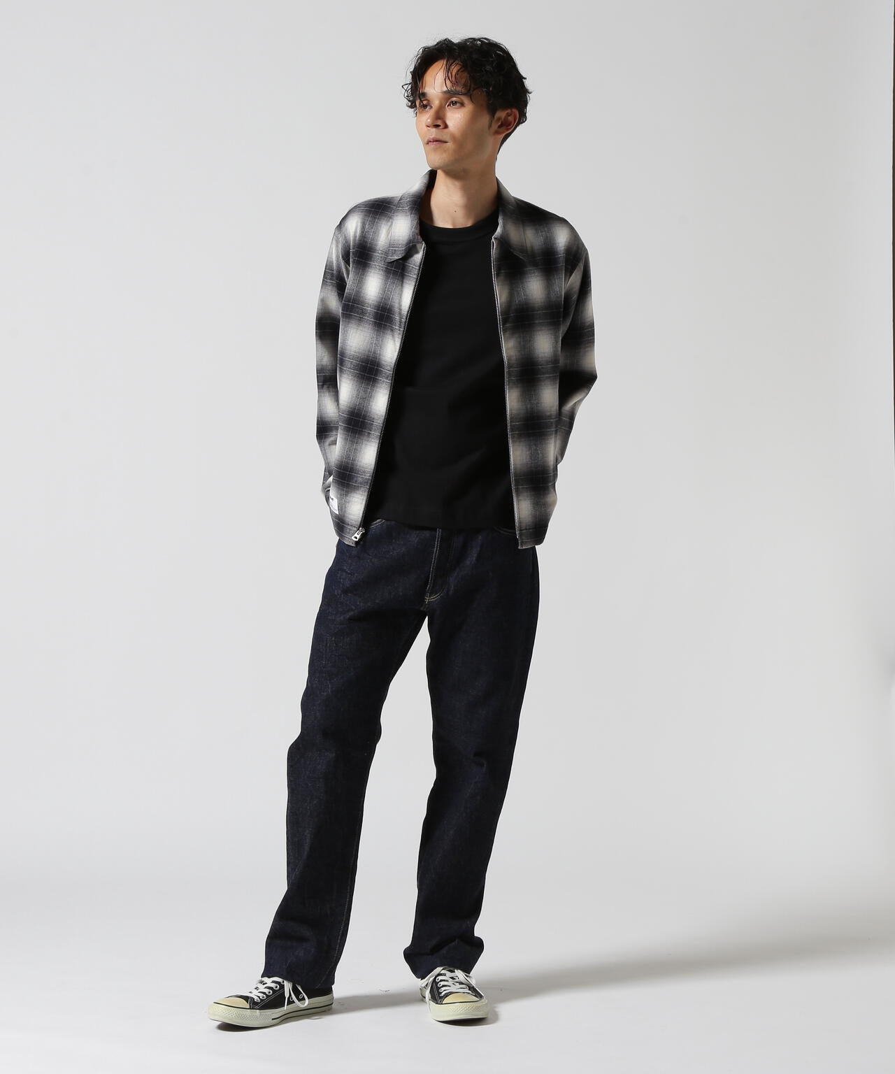 OMBRE CHECK FLANNEL JACKET/オンブレチェック フランネルジャケット