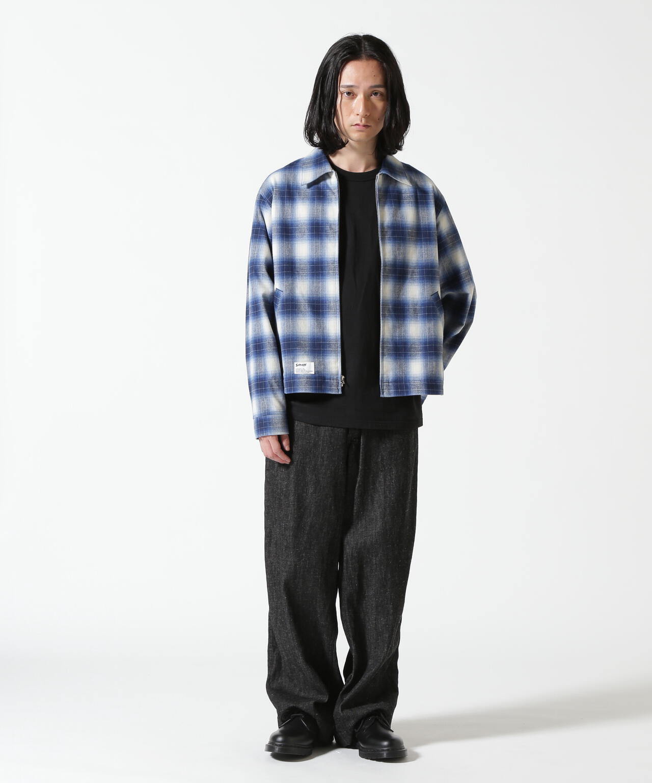 OMBRE CHECK FLANNEL JACKET/オンブレチェック フランネルジャケット