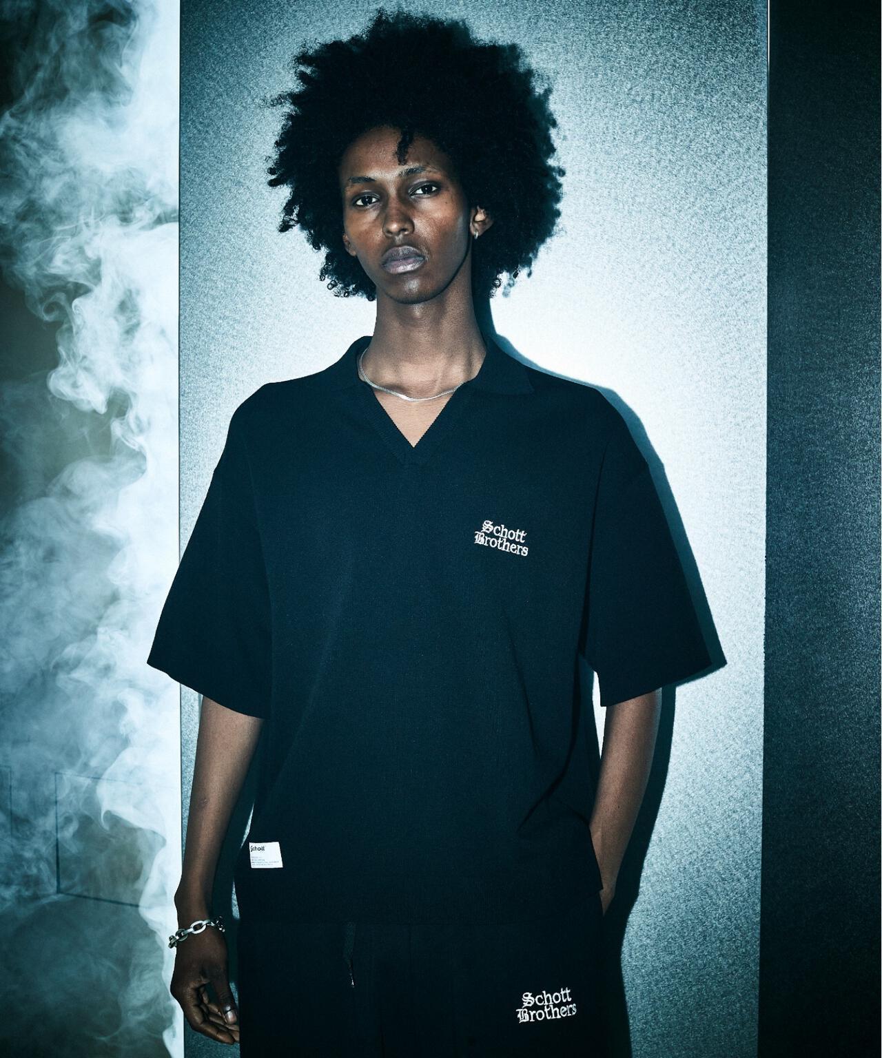 B.S S/S SKIPPER KNIT/スキッパーニット | Schott（ショット