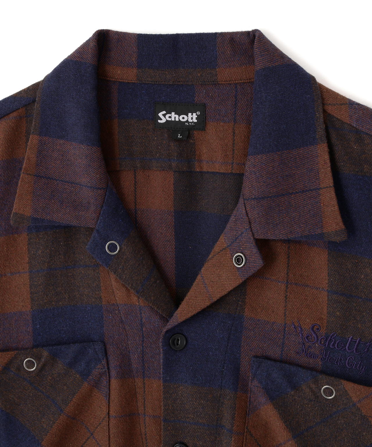 LS NEL SHIRT/ネルシャツ | Schott（ショット） ｜【公式】通販mix