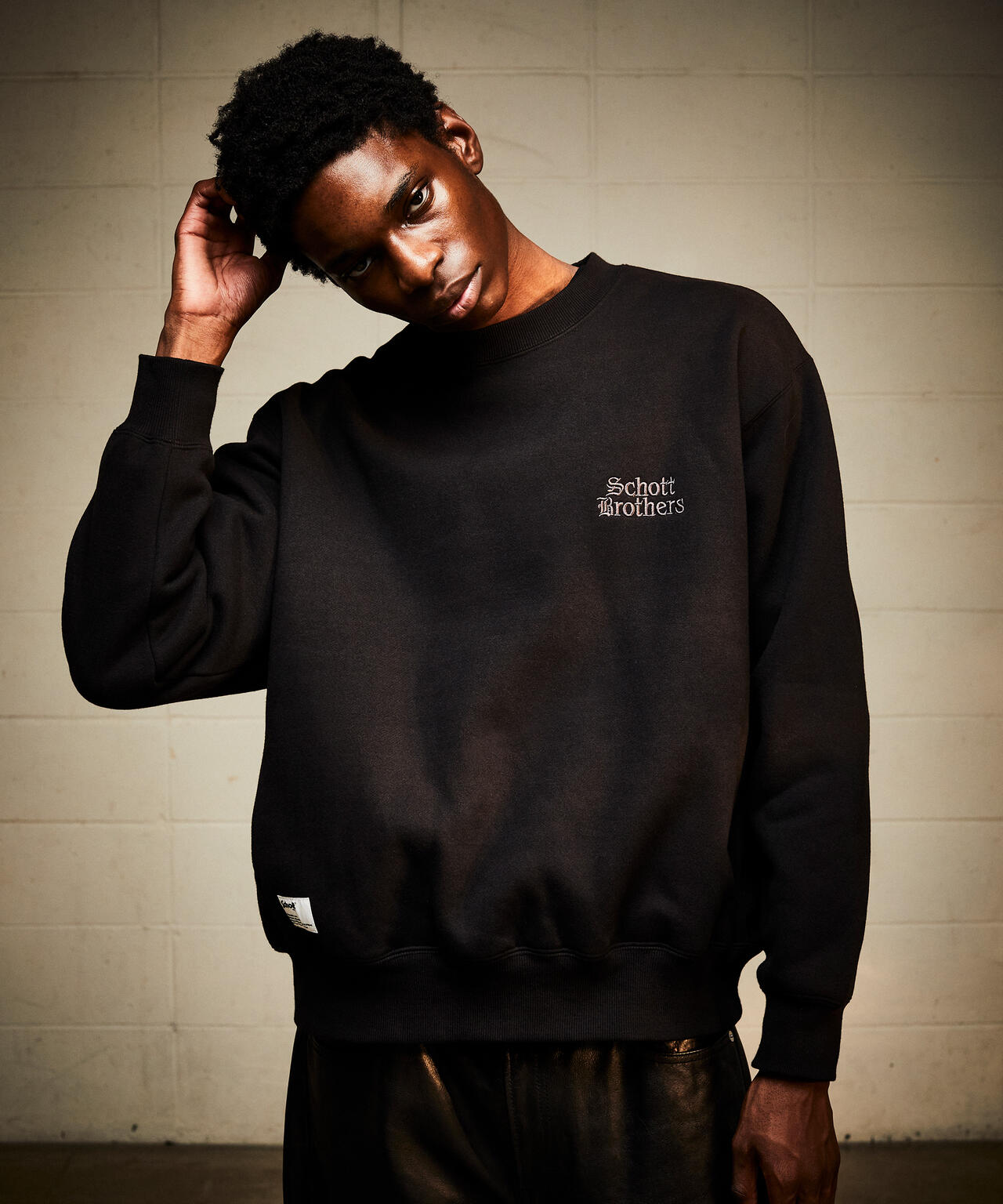 B.S. CREW SWEAT/ブラックシープ クルーネック スウェット | Schott