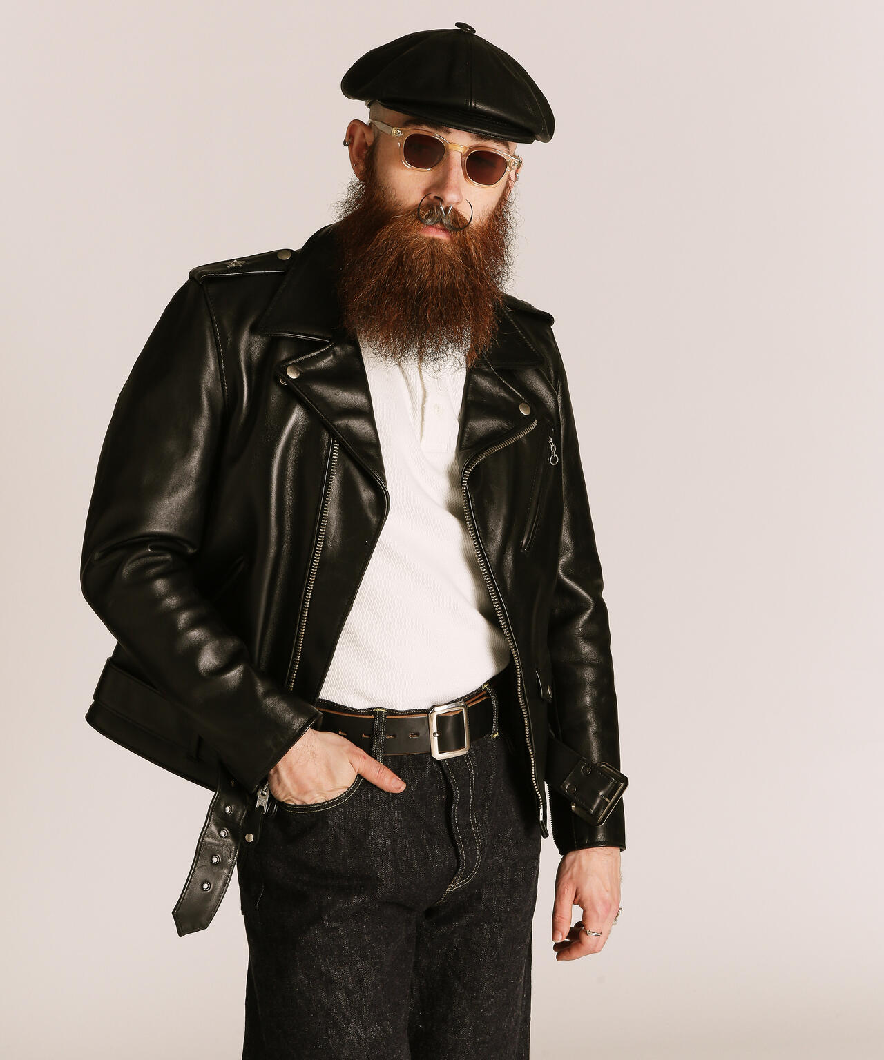 613UST ONESTAR TALL/ワンスター トール ライダース レザージャケット