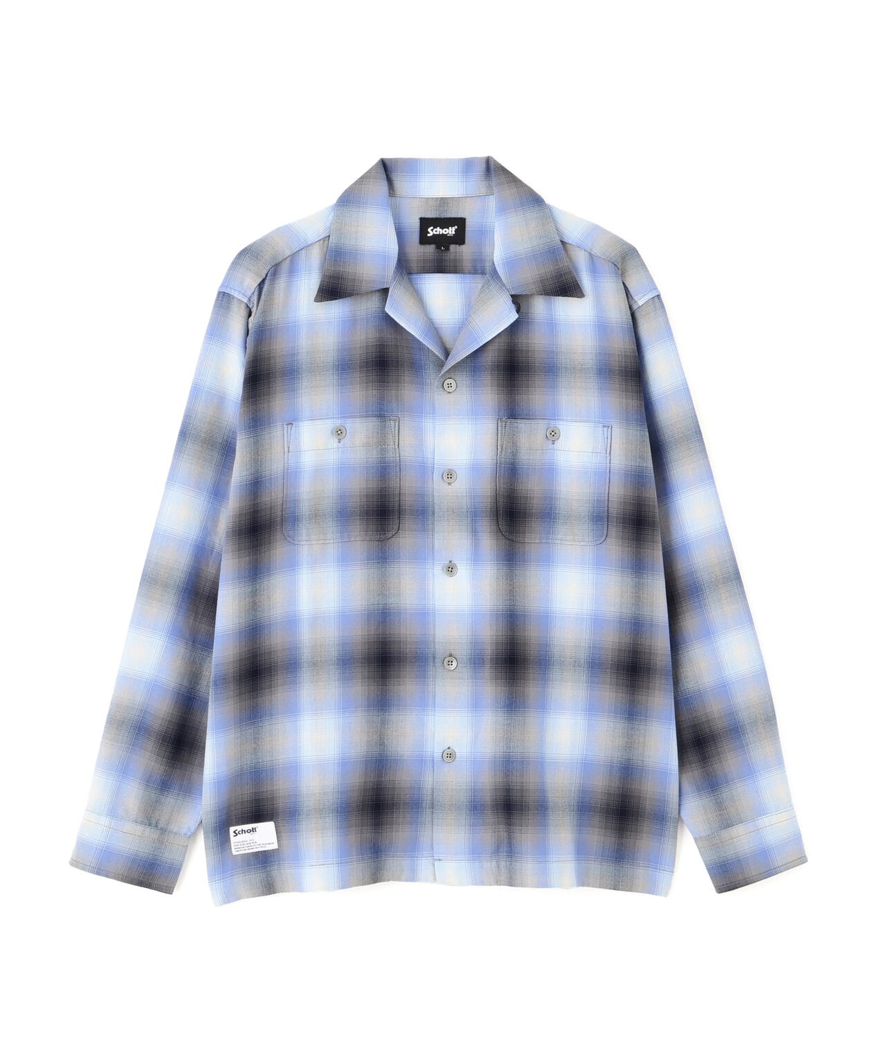 OMBRE CHECK SHIRT/オンブレチェックシャツ | Schott（ショット