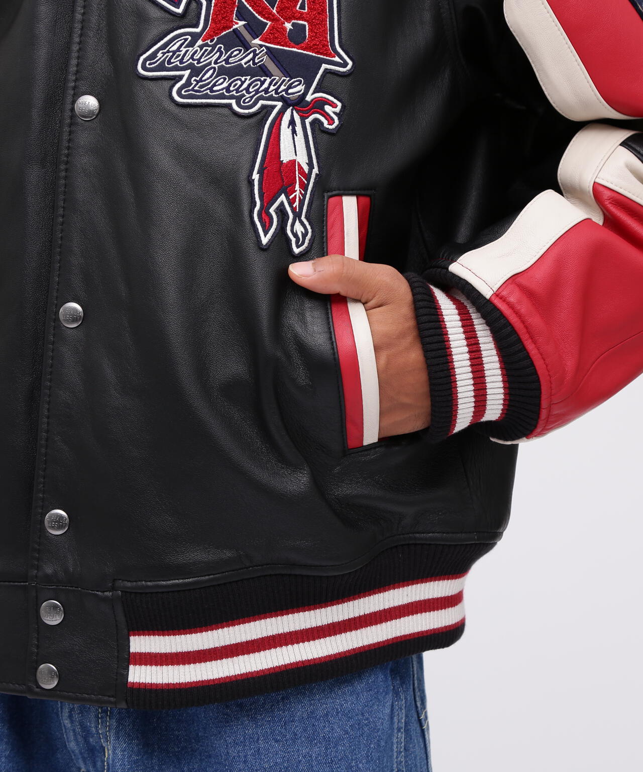 VARSITY JACKET RED AXES / バーシティジャケット レッドアクシズ