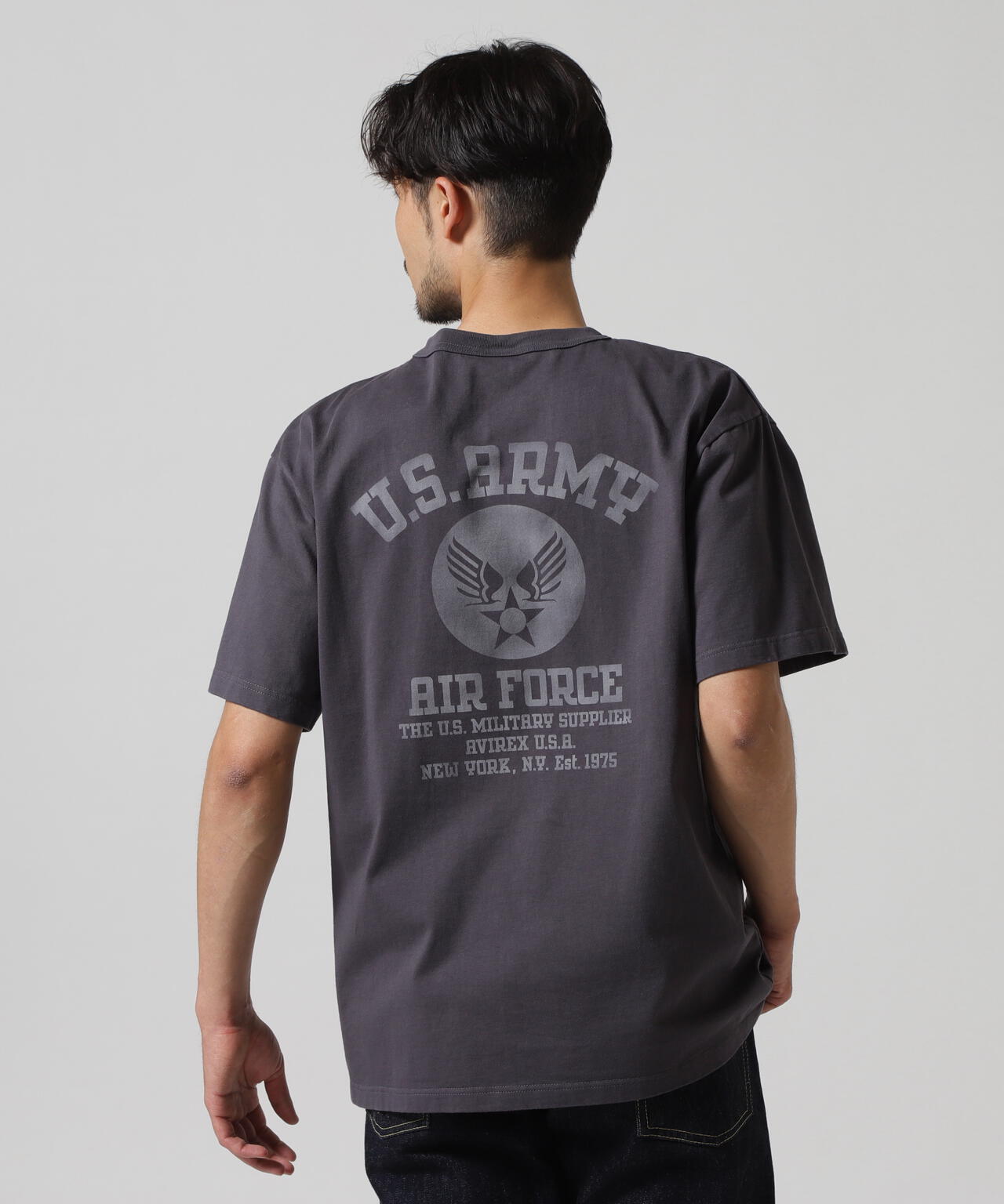 MIL. STENCIL T-SHIRT US ARMY AIR FORCE / ステンシル 半袖Tシャツ