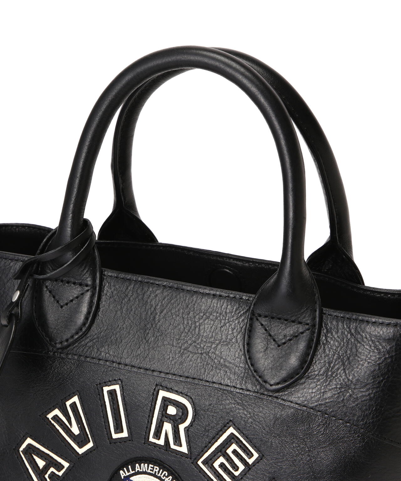 直営店限定》VARSITY LEATHER MINI TOTE BAG / AVX5626 | AVIREX