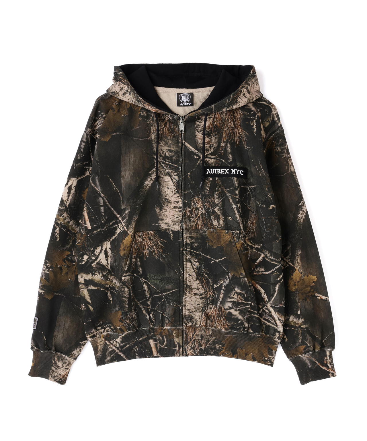 ZIP UP HOODIE ”REAL TREE CAMO” | AVIREX（アヴィレックス） ｜【公式