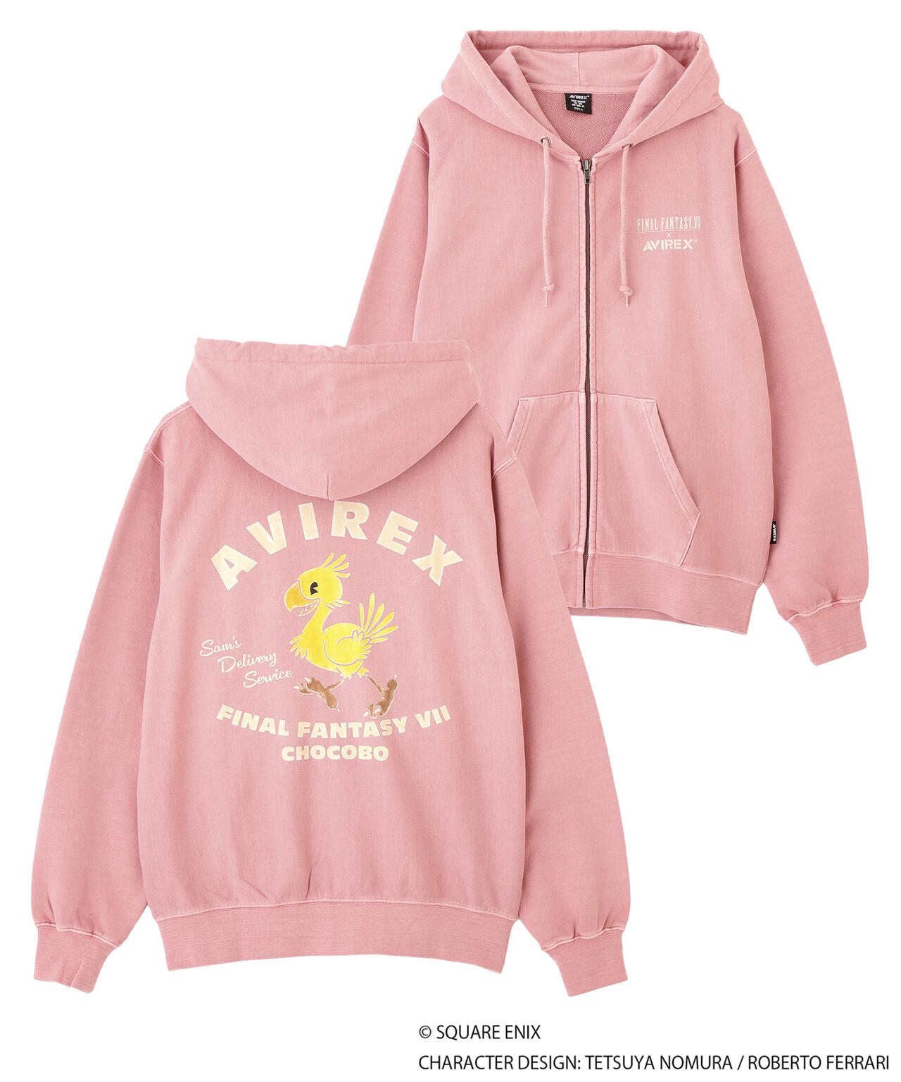 AVIREX × FINAL FANTASY VII REMAKE》ZIP UP HOODIE ”CHOCOBO
