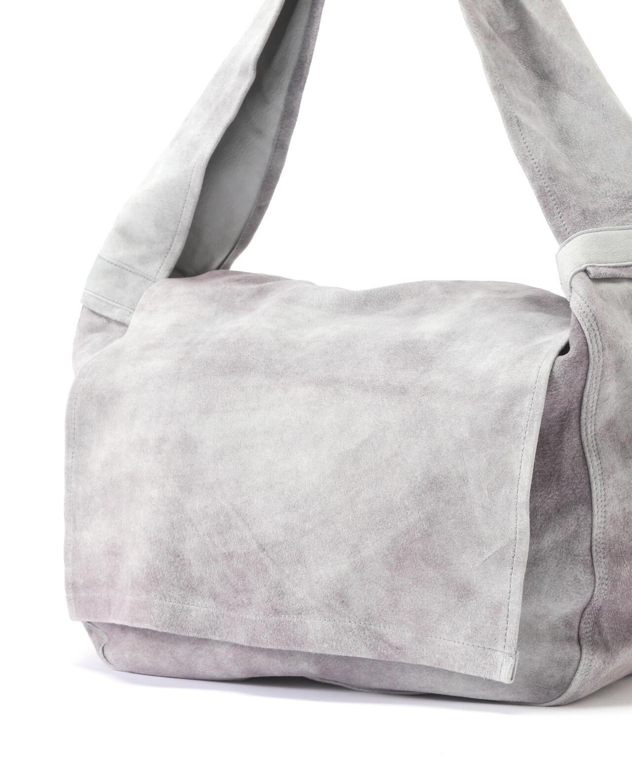 SEVEN BY SEVEN / LEATHER SHOULDER BAG ‐ Goat suede Antique finish