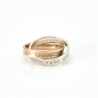 TIFFANY & Co. 1837インターロッキングサークル リング シルバー