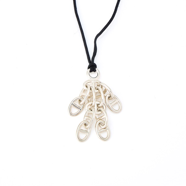 HERMES シェーヌダンクル マン ネックレス シルバー 925 | MixTHINKS