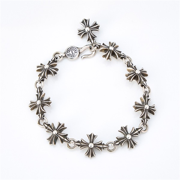 CHROME HEARTS カットアウト CHプラス ブレスレット 9リンク シルバー