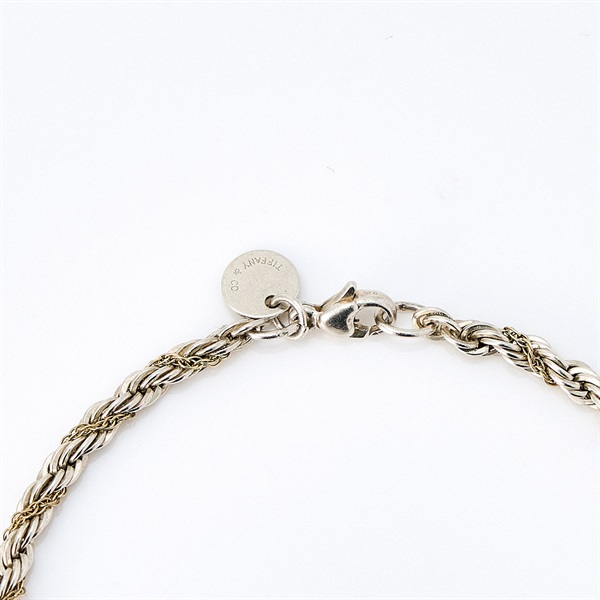 TIFFANY & Co. ツイストチェーン ブレスレット シルバー ゴールド