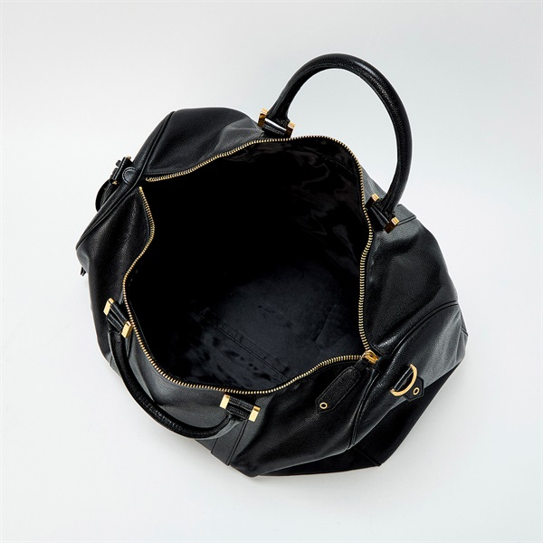 CHANEL ココマーク 1995年頃 ボストンバッグ ブラック ゴールド