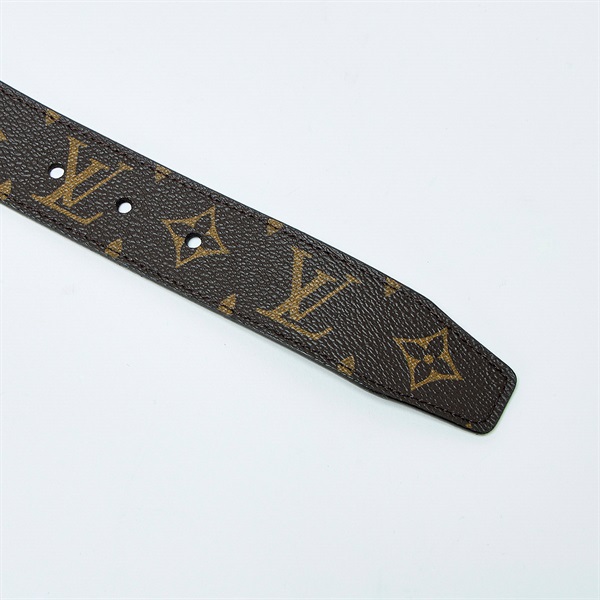 LOUIS VUITTON モノグラム ベルト 100/40 ブラウン オレンジ レザー