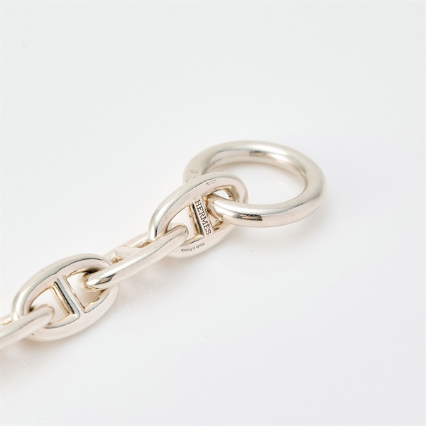 HERMES シェーヌダンクル ブレスレット GM/15コマ シルバー 925