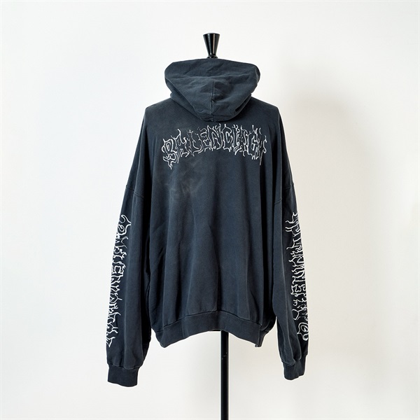 BALENCIAGA DIY Metal Outline Hoodie フーディ 4 グレー コットン
