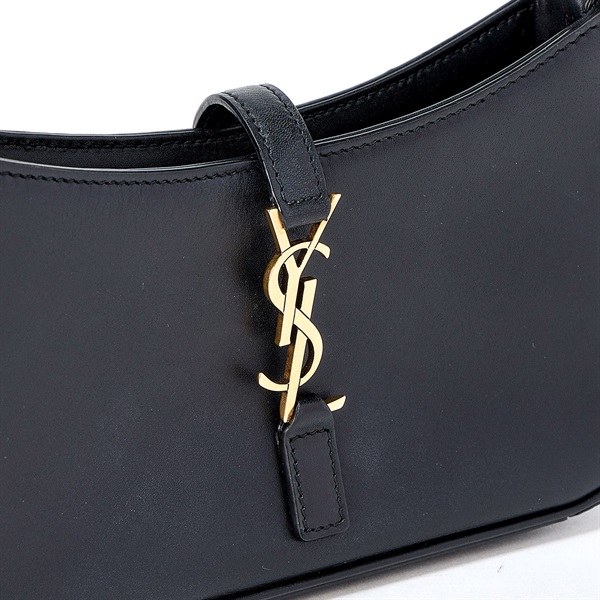 SAINT LAURENT ル・サンカセット ハンドバッグ ブラック ゴールド
