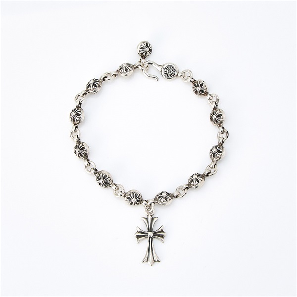 CHROME HEARTS クロスボール タイニーCH ブレスレット シルバー 925