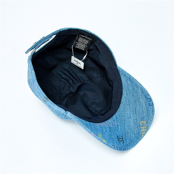 CHANEL キャップ ブルー マルチカラー コットン | MixTHINKS（ミックス