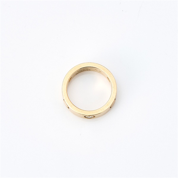 Cartier ラブ リング ハーフダイヤ リング 52 イエローゴールド 750YG