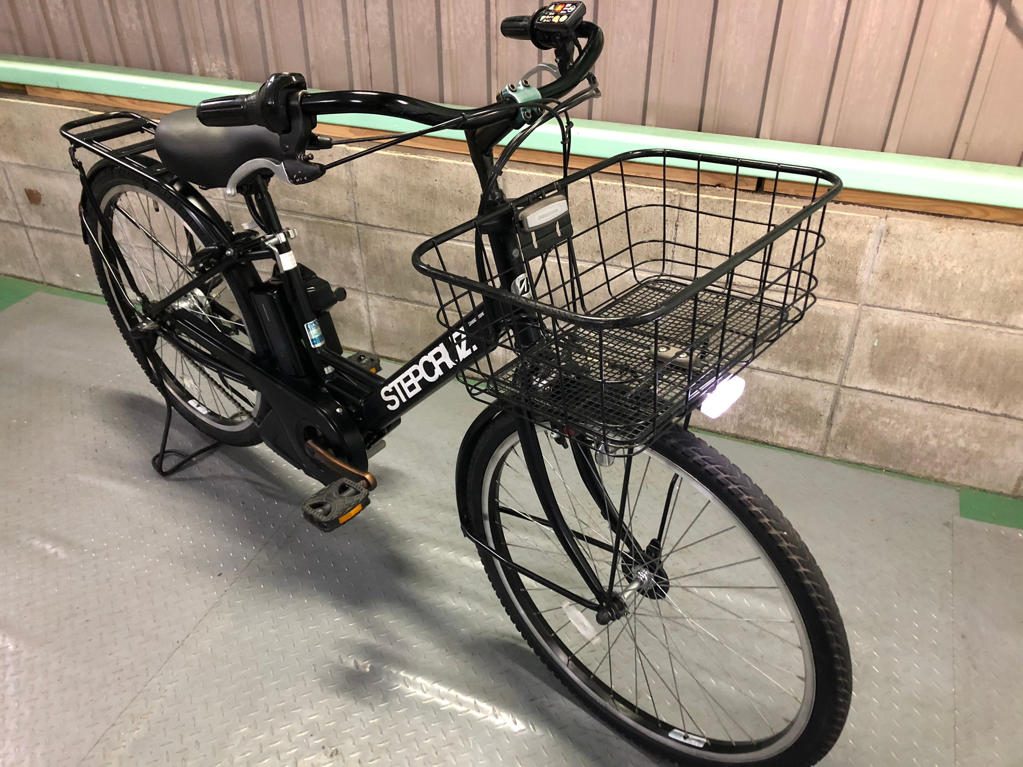 SOLD OUT】電動自転車 ブリヂストン STEPCRUZ 26インチ 大容量8.7Ah 黒