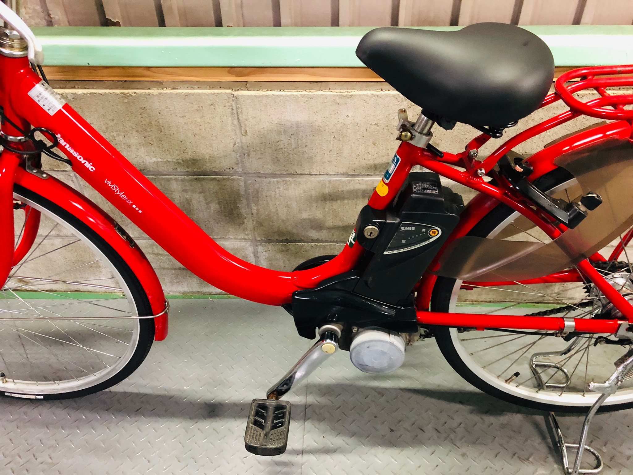 SOLD OUT】電動自転車 パナソニック VIVI Style NX 26インチ 赤 ライト
