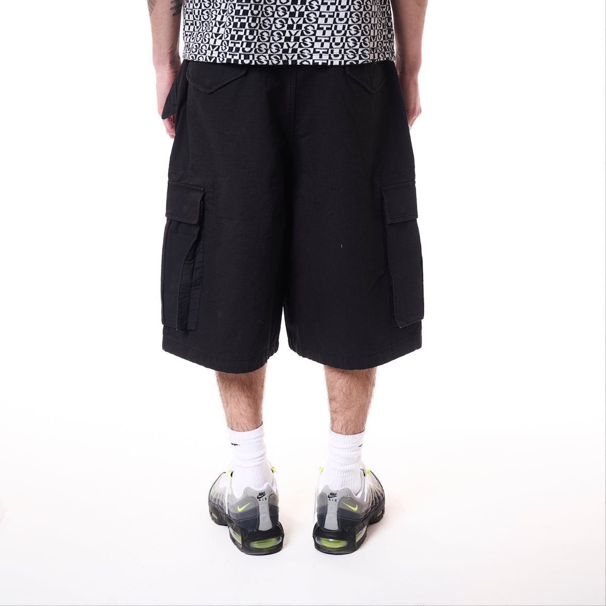 Stussy Cargo Short Ripstop - Black I Momentum - Momentum Clothing