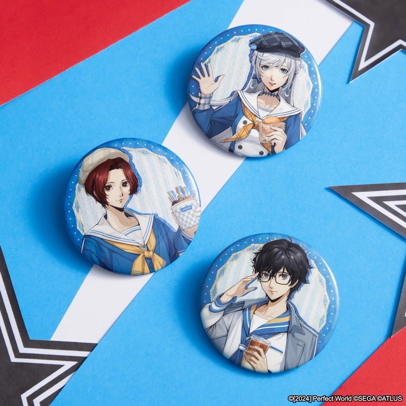 予約】ペルソナ5：The Phantom X 中国限定 ローソンコラボ 缶バッジ