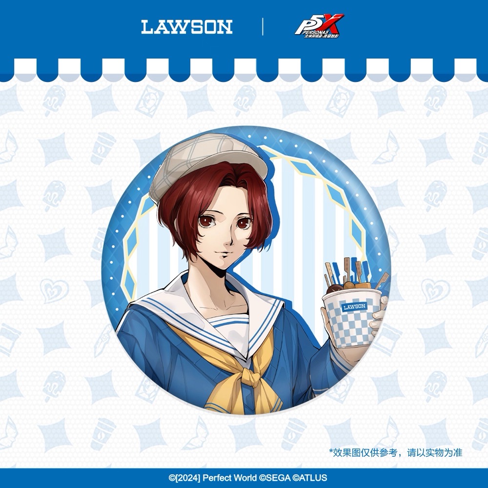 予約】ペルソナ5：The Phantom X 中国限定 ローソンコラボ 缶バッジ