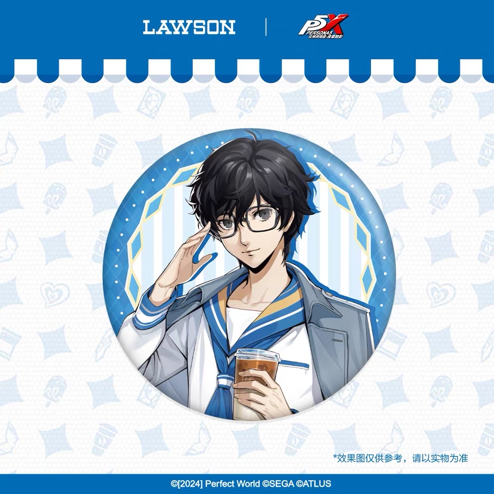 予約】ペルソナ5：The Phantom X 中国限定 ローソンコラボ 缶バッジ